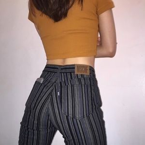 Korean stripped pants